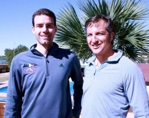 Adam Bernhard (Left) with David Fink (Right)