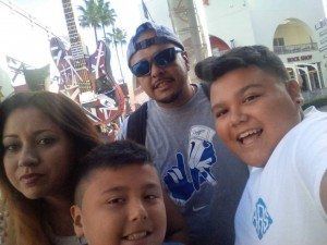 (Seen on the far right w/Family)