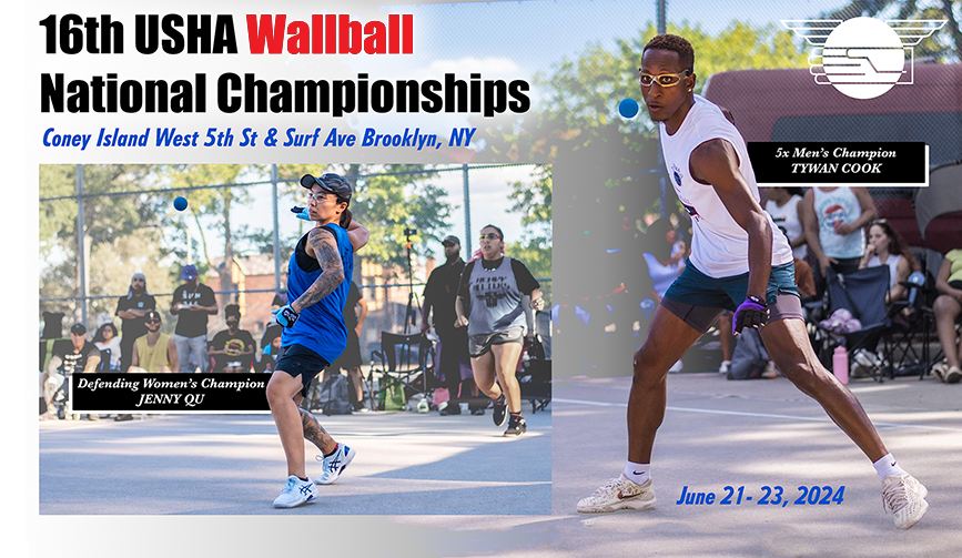 The 16th USHA WallBall National Championships Wraps in Coney Island: Tavo and Jenny Defend Titles