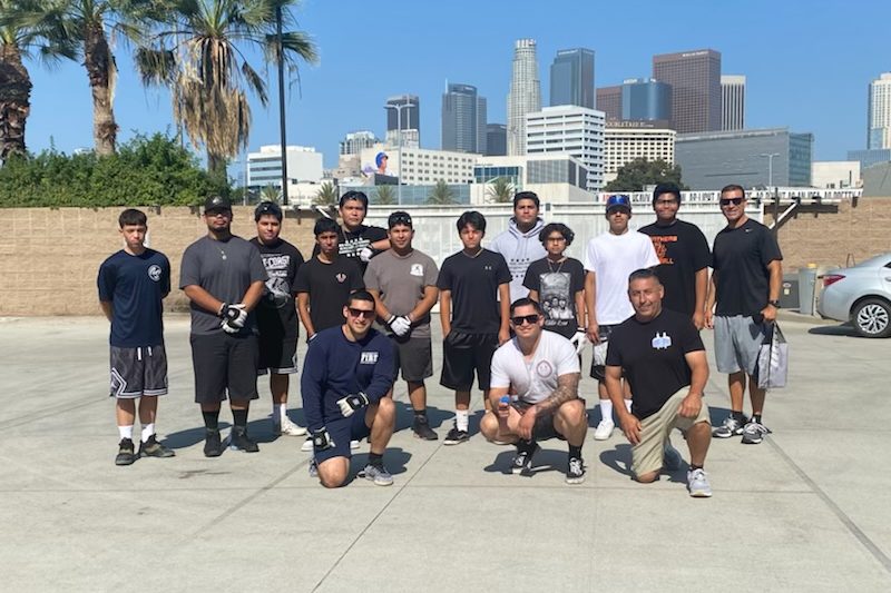 Santa Ana Handball Club Visits the LAFD Station